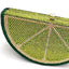 Double Sided Full Crystal Metallic Lemon Orange Fruit Clutch Evening Purse - - Luxury bags by WAAMII