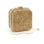 Double Sided Hollow Out Full Crystal Mini Box Clutch Evening Purse - - Luxury bags by WAAMII