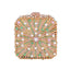 Double Sided Hollow Out Full Crystal Mini Box Clutch Evening Purse bags WAAMII Opal AB  