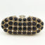 Elegant Black Crystal Diamond Evening Clutch - Black - Luxury bags by WAAMII
