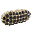 Elegant Black Crystal Diamond Evening Clutch - - Luxury bags by WAAMII