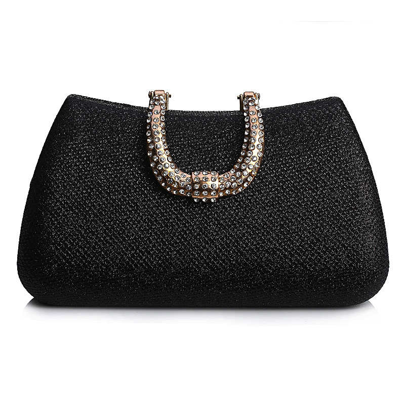 Elegant Diamond Clasp Glittery Clutch Purse - - Luxury bags by WAAMII