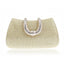 Elegant Diamond Clasp Glittery Clutch Purse - gold - Luxury bags by WAAMII