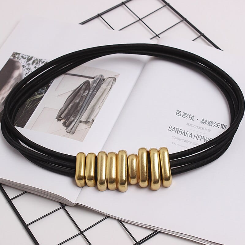 Elegant Patchwork Asymmetrical Women Belt - - Luxury Accessories by WAAMII
