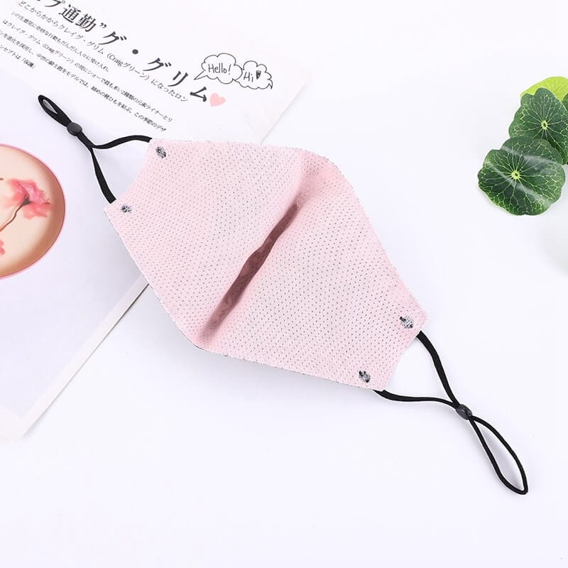 Embroidered Fabric Lace Face Mask-M11 - - Luxury Accessories by WAAMII