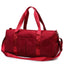 Essentials Dry Wet Separation Weekender Bag Gym Duffle Bag With Shoe Compartment-Pink,Black - Wine - Luxury bags by WAAMII