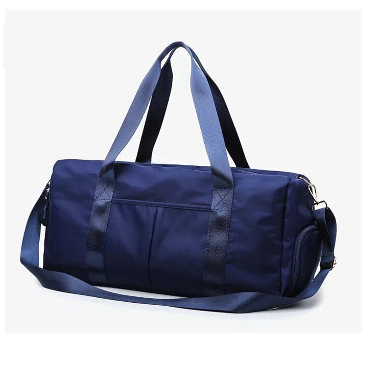 Essentials Dry Wet Separation Weekender Bag Gym Duffle Bag With Shoe Compartment-Pink,Black - Blue - Luxury bags by WAAMII