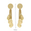 Ethnic Gold Slice Tassel Earrings - - Luxury Jewelry by WAAMII
