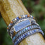 Exquisite Mix Natural Stones 5 Layers Wrap Boho Bracelets For Women Jewelry WAAMII   