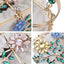 Floral Hollow Out Metallic Cage Clutch - - Luxury bags by WAAMII
