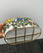 Floral Hollow Out Metallic Cage Clutch - - Luxury bags by WAAMII
