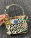 Floral Hollow Out Metallic Cage Clutch - - Luxury bags by WAAMII