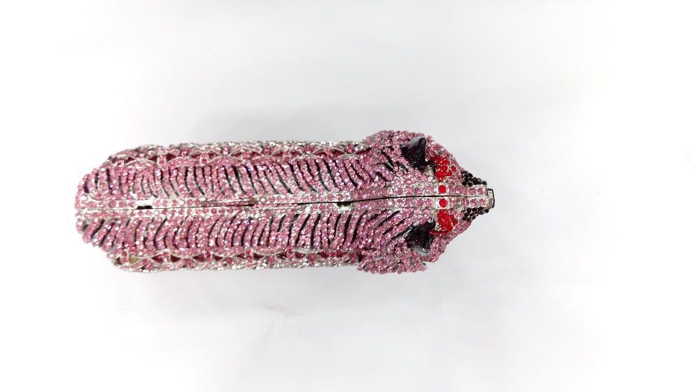 Full Crystal Doggy Puppy Clutch - - Luxury bags by WAAMII