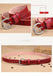 Full Grain Genuine Leather Cowskin Star Hollow Out Women's Belt - - Luxury Accessories by WAAMII