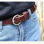 Full Grain Genuine Leather Cowskin Star Hollow Out Women's Belt - - Luxury Accessories by WAAMII