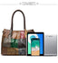 Genuine Leather Embossing Patchwork Designs Satchel - - Luxury bags by WAAMII