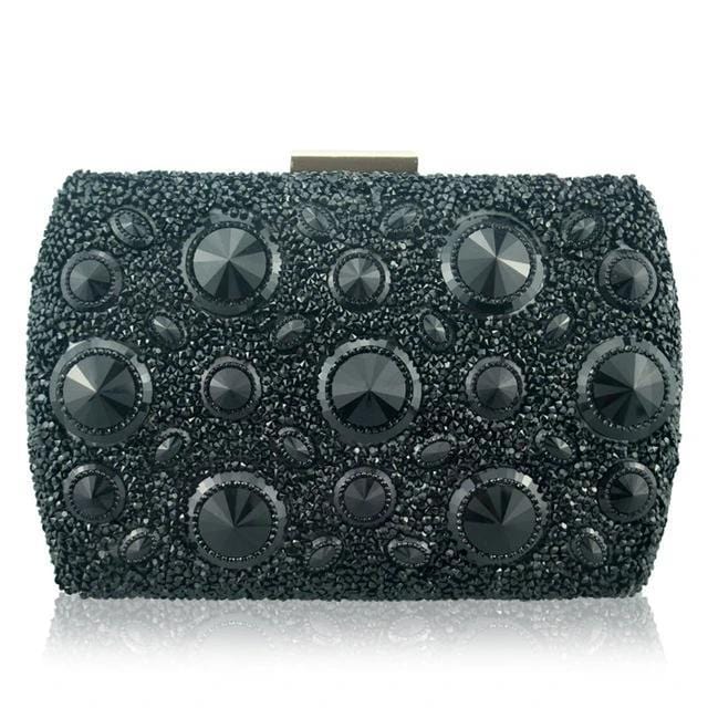Giant Light Rhinestones Peafowl Clutch - - Luxury bags by WAAMII