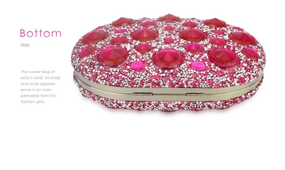 Giant Light Rhinestones Peafowl Clutch - - Luxury bags by WAAMII