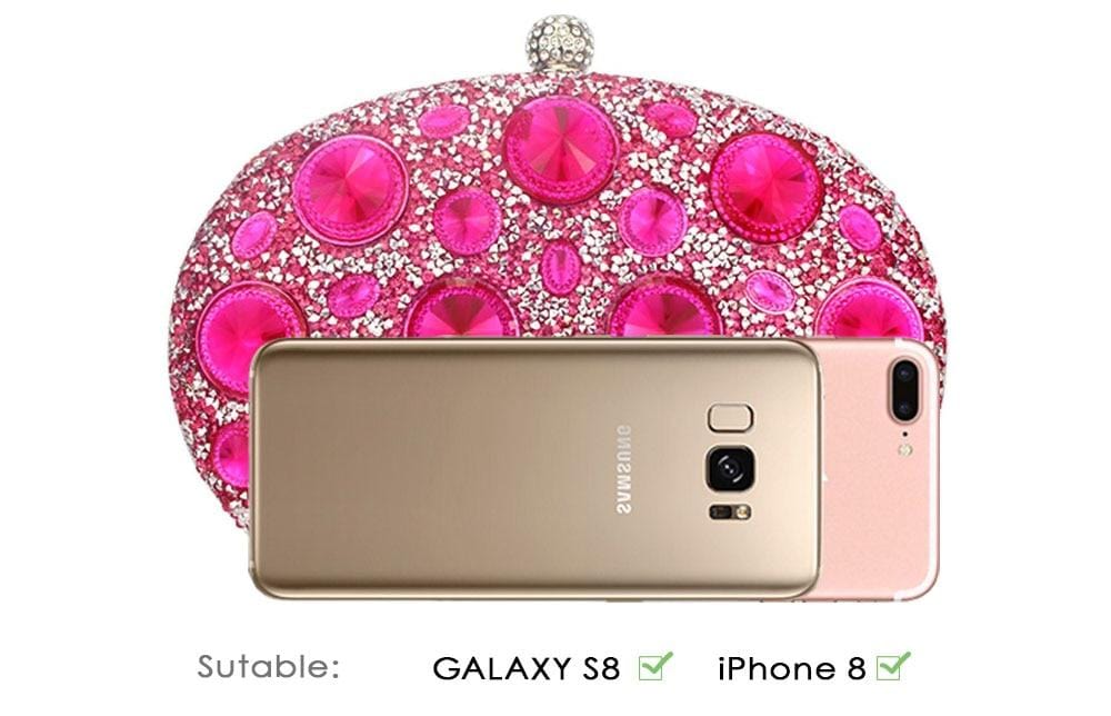 Giant Light Rhinestones Peafowl Clutch - - Luxury bags by WAAMII