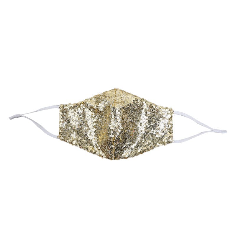 Glitter Sparkle Pattern Fashion Masks For Women-S89-Multiple Colors - Gold For Kids - Luxury Accessories by WAAMII