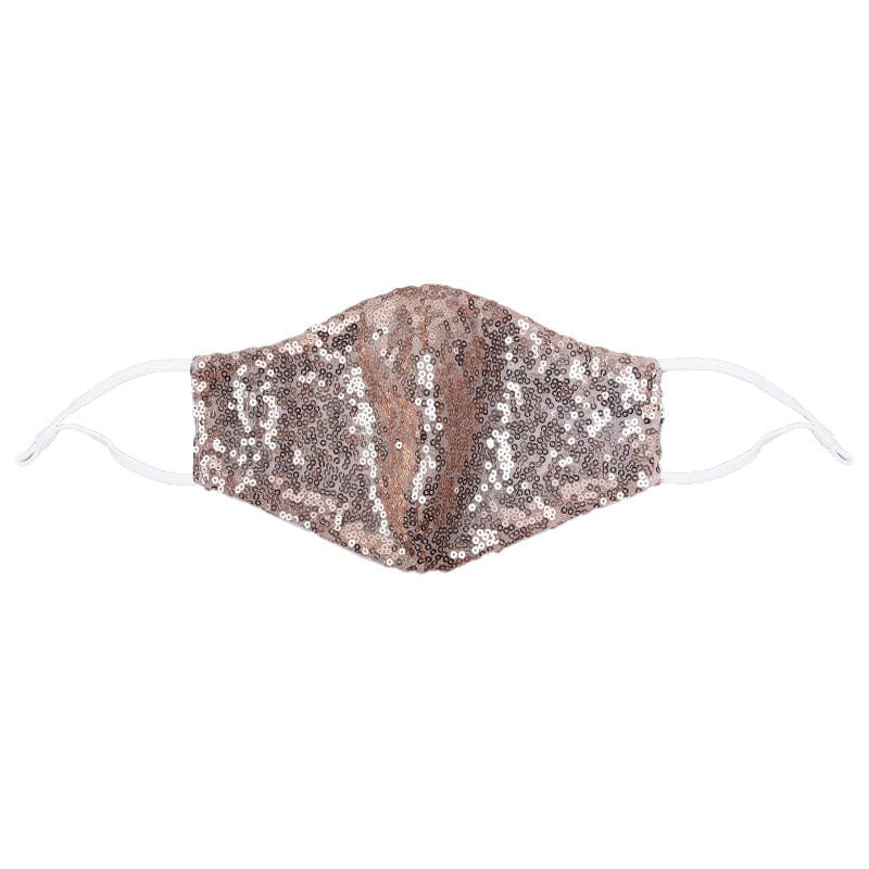 Glitter Sparkle Pattern Fashion Masks For Women-S89-Multiple Colors - Champaign For Kids - Luxury Accessories by WAAMII