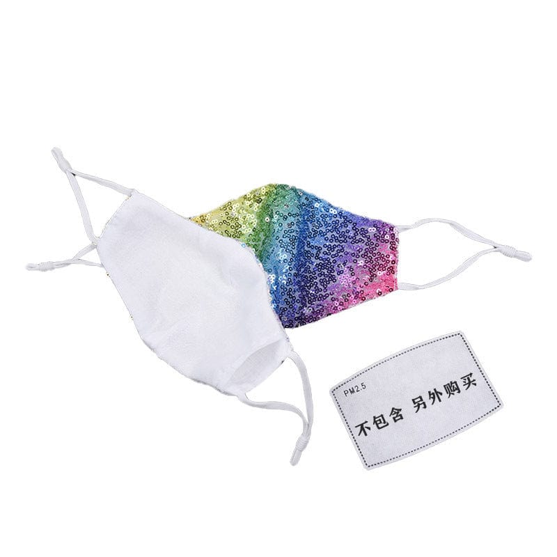 Glitter Sparkle Pattern Fashion Masks For Women-S89-Multiple Colors - - Luxury Accessories by WAAMII