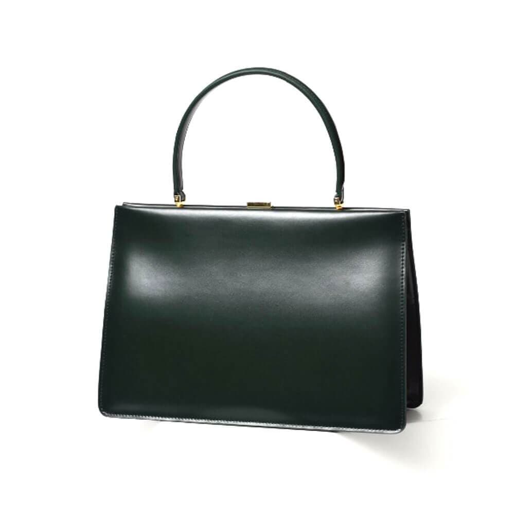 Gold Clip Buckle Top Genuine Leather Tote Lady Business Bag - - Luxury bags by WAAMII