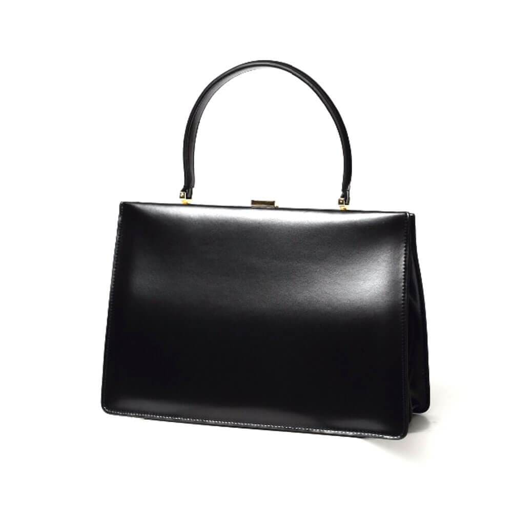Gold Clip Buckle Top Genuine Leather Tote Lady Business Bag - - Luxury bags by WAAMII