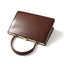 Gold Clip Buckle Top Genuine Leather Tote Lady Business Bag - - Luxury bags by WAAMII