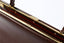 Gold Clip Buckle Top Genuine Leather Tote Lady Business Bag - - Luxury bags by WAAMII