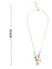 Gold Plated Natural Stone Drop Long Necklace - - Luxury Jewelry by WAAMII