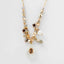 Gold Plated Natural Stone Drop Long Necklace - - Luxury Jewelry by WAAMII