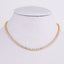 Gold Plated Rainbow AAA Cubic Zirconia Tennis Chain Necklace Choker Jewelry WAAMII   