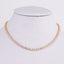 Gold Plated Rainbow AAA Cubic Zirconia Tennis Chain Necklace Choker - - Luxury Jewelry by WAAMII