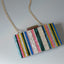 Gold Tone Marble Effect Striped Clutch - - Luxury bags by WAAMII