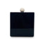 Green Patchwork Ball Clasp Clutch - - Luxury bags by WAAMII