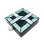 Green Patchwork Ball Clasp Clutch - - Luxury bags by WAAMII