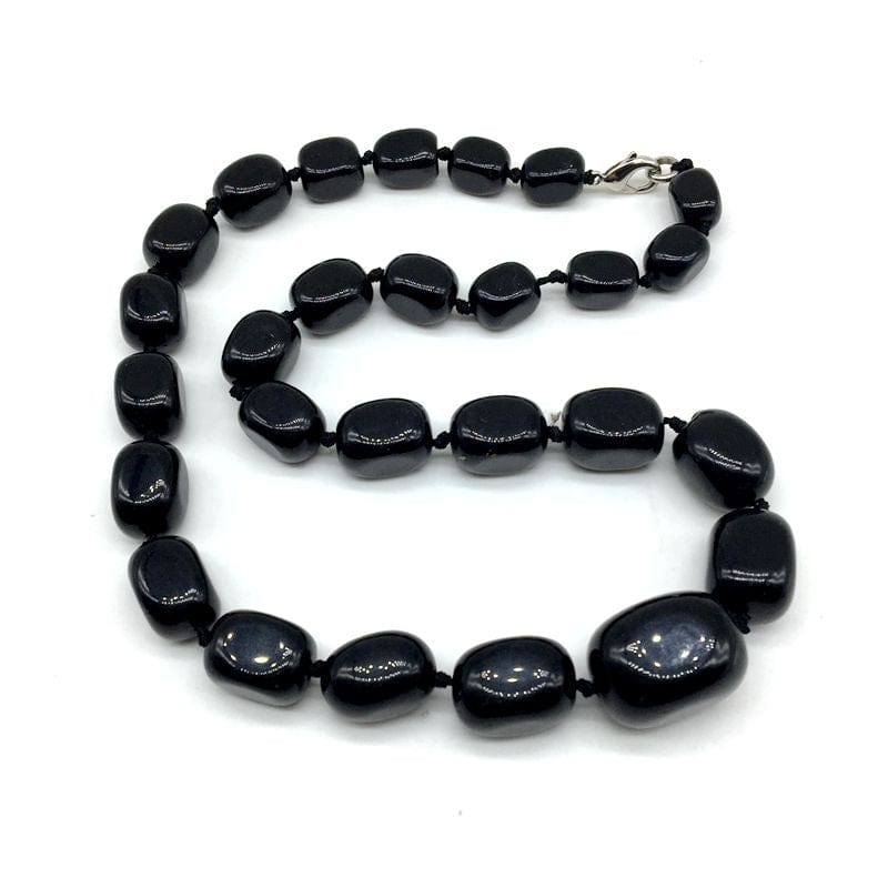 Hand-made Gradient Natural Stone Birthstone Necklaces Mottled Beads Size 9x12 mm to 16x24mm Jewelry WAAMII