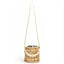 Hand-woven Natural Plant Willow Straw Bag Rattan Pearl Bucket Crossbody - - Luxury bags by WAAMII