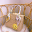 Handmade Natural Straw Basket Beach Bag With Ribbons - - Luxury bags by WAAMII