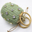 Handmade Rhinestone Crystal Embellished Mini Straw Bucket Bag-WM0313 - - Luxury bags by WAAMII