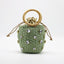 Handmade Rhinestone Crystal Embellished Mini Straw Bucket Bag-WM0313 - - Luxury bags by WAAMII
