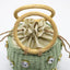 Handmade Rhinestone Crystal Embellished Mini Straw Bucket Bag-WM0313 - - Luxury bags by WAAMII
