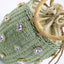 Handmade Rhinestone Crystal Embellished Mini Straw Bucket Bag-WM0313 - - Luxury bags by WAAMII