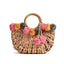 Handmade Straw Hairball Tassel Handbag Travel Beach Bag - - Luxury bags by WAAMII