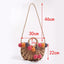 Handmade Straw Hairball Tassel Handbag Travel Beach Bag - - Luxury bags by WAAMII