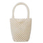 Handmade Woven Beaded Pearl Clutch Tote Messenger Bag Evening Bags - - Luxury bags by WAAMII