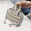 Handmade Woven Beaded Pearl Clutch Tote Messenger Bag Evening Bags - - Luxury bags by WAAMII