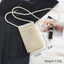 Handmade Woven Beaded Pearl  Clutch Tote Messenger Bag Evening Bags bags WAAMII beige model B