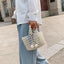 Handmade Woven Beaded Pearl Clutch Tote Messenger Bag Evening Bags - - Luxury bags by WAAMII